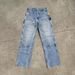 Vintage American Heavyweight Double-Knee Denim Pants B73 Fit Workwear Jeans for Men And Women Washed And Distressed Finish_mkmklike.com