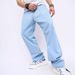 Men's Relaxed Fit Distressed Jeans – Trendy Wide-Leg Denim Pants With Vintage Wash (Streetwear Essential)_mkmklike.com