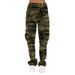 Vintage Camo Cargo Jeans For Women - Streetwear High Waist Loose Fit Denim Pants With Multiple Pockets_mkmklike.com