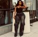 Women's Vintage Washed Wide Leg Jeans Distressed Denim Pants Tapered Fit High Waist Casual Boho Chic Everyday Comfort_mkmklike.com