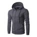 Men's Clothing warm sweatshirt hooded zipper sweatshirt men's slim sports casual sweatshirt_mkmklike.com