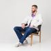 Men's Stretch Jeans Slim Straight Leg Trousers Thin Summer Jeans_mkmklike.com