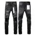 Mens Fashion Designer Jeans Casual Distressed Ripped Bikers Womens Denim Cargo For Men Black Pants Y_mkmklike.com