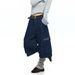 Men's All over Polka Dot Denim Shorts Loose Fit Large Pockets Summer Trendy Versatile Cropped High Street Style_mkmklike.com