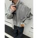Easy To Flip-flop Denim Jacket Men's Deconstruction Niche Design Sense Boxy Version Top Stand-up Collar Loose Jacket_mkmklike.com
