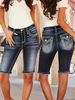 K New Women's Denim Slim And Simple Casual Jeans_mkmklike.com