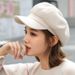 Hot Sale Autumn Hats for Solid Plain Octagonal Newsboy Cap Men Ladies Casual Wool Hat Winter Beret Women Painter Caps_mkmklike.com