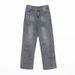 Men's Trendy High-End Washed Straight Leg Jeans Retro Splatter Paint Whiskered Scimitar Denim_mkmklike.com