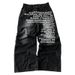 New Retro Pattern Print Jeans High Street Hip Hop Y2K Style Versatile Long Pants For Men And Women_mkmklike.com