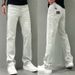Spring/Summer Original Hot Selling Solid Color Slim Fit Flare Jeans For Young Men Casual Stretch High Street Style_mkmklike.com