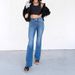 Women's Clothing High Waist Straight Leg Double Button Jeans - Classic Blue, Dark Blue & Black - Stretch Denim Comfort Fit (XS-3XL)_mkmklike.com
