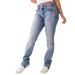 Spring 2025 Y2K Baggy Jeans For Women Trendy Mid Waist Casual Straight Leg Boyfriend Jeans Denim Pants With Pocket Streetwear_mkmklike.com