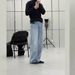 Men's Clothing Vujade 009 Steve American Washed Blue Jeans Casual Loose Versatile Straight Trousers Kenijima_mkmklike.com