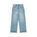 Men's Wide-Leg Raw Edge Jeans – Distressed Washed Denim Pants (Black Gray/Blue, S-XL)_mkmklike.com