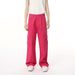 Men's Clothing Cleanfit Basic Simple Solid Color Multi Pocket Straight Multi Color Jeans_mkmklike.com