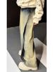 American Spring Autumn New Product, Niche Design, Curved Knife Pants, Washed And Worn Loose Straight Leg Jeans_mkmklike.com