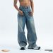 Unisex Baggy Vintage Jeans – 90s Hip-Hop Streetwear (S-XL, Washed Blue, 90% Cotton)_mkmklike.com