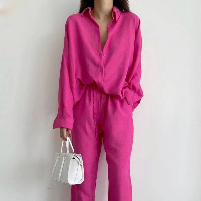 Women's Clothing temperament commuting loose shirt fashion casual suit_mkmklike.com