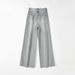 Women's Gray Wide-leg Jeans, 2026 Spring New Style, High-waisted, Casual, Loose, Drapey, Straight-leg, Elegant For_mkmklike.com