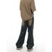Nordmann American Retro Jeans For Men With Design Sense, Distressed Washed Casual Pants, Autumn And Winter High Street Loose_mkmklike.com