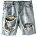 2025 Spring Summer Fashion Denim Shorts Men Vintage Hollow Out Ripped Design Straight Jean Short Pant For Men Streetwear Trend_mkmklike.com