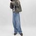 Men's Clothing Vujade 009 Steve American Washed Blue Jeans Casual Loose Versatile Straight Trousers Kenijima_mkmklike.com