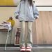 Yellow Flared For Women, Summer, Spring, Autumn 2025 New American Style High-waisted Slim-fit Petite Bootcut Jeans_mkmklike.com