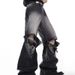 Small Niche Distressed Waisted 3D Splicing Design, American High Street Trendy Brand Micro Flared Jeans For Men_mkmklike.com