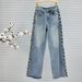 Women's Clothing Woven Hollow Wide Leg Jeans For Women Spring And Summer High Waist Loose Slim Floor Length Trousers_mkmklike.com