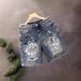 Men's Clothing Painted Graffiti Denim Shorts Men's Heavyweight Trend Handsome Scratched Hole Washed Shorts Men_mkmklike.com