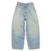 Vintage Washed Splatter Paint Jeans – Streetwear, Relaxed Straight Fit, Unisex, Button Fly, Mid-Rise (29-32, Cotton, Distressed, Hand-Painted Art)_mkmklike.com
