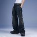 Heavy Industry Washed Old Deconstruction Jeans Men's Spring And Autumn American Street Loose Casual Niche Straight Overalls_mkmklike.com