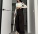 High Waisted Straight Leg Loose Wide Leg Rhinestone Jeans For Women Relaxed Everyday Wear Versatile Comfortable Feshion Trend_mkmklike.com