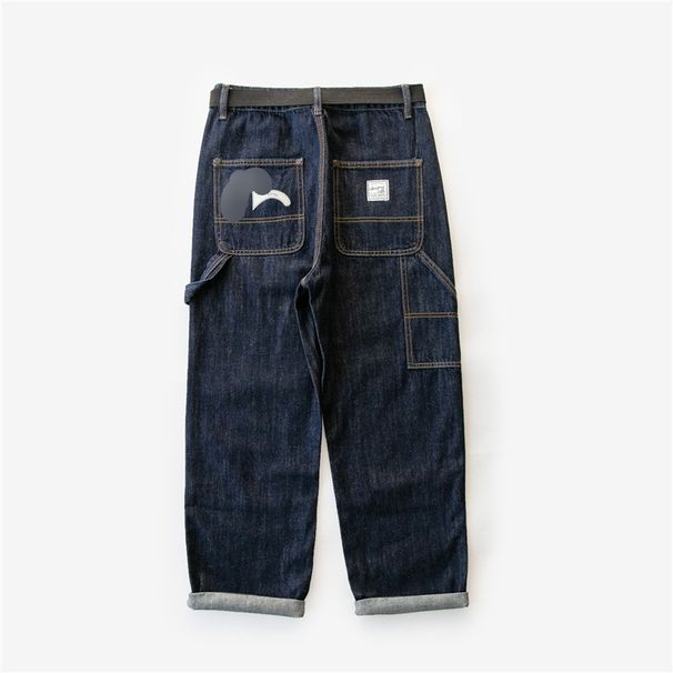 2026 Autumn New Fushen Washed Patchwork Jeans Unisex_mkmklike.com