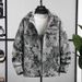 Loom Men's Shirt Spring Autumn Denim Stylish Jacket Loose Jacquard Light European American Trend Designer Retro Coat_mkmklike.com