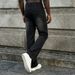 Men's Retro Stretch Washed Straight Leg Patchwork Jeans High Street Style Trendy Cool Versatile Summer Denim_mkmklike.com