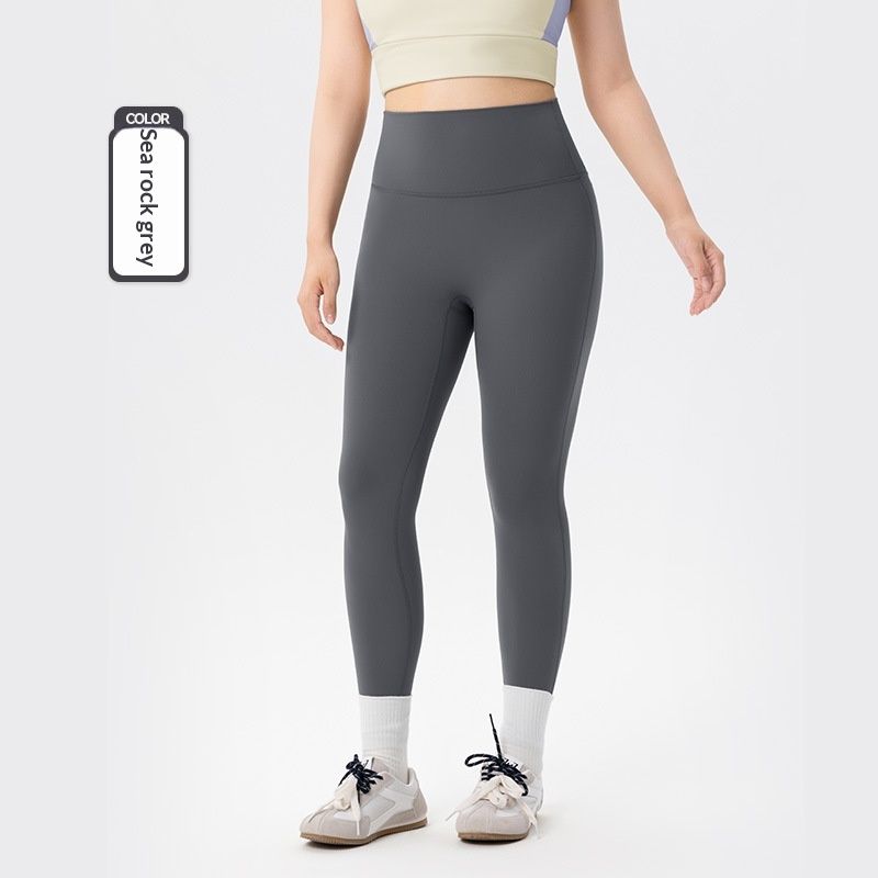 Plus No Yoga Naked Feel High Waist Tummy Control Butt Lift Fitness Pants Large Size Skin-Friendly Antibacterial Sports_mkmklike.com