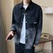 Autumn Gradient Denim J, Men's Style, Spring And Autumn Trend, Casual, Loose, Trendy Brand, High-End, Shirt Style_mkmklike.com