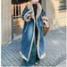 Denim-Paneled Longline Puffer Coat – Quilted Jacket With Faux Fur Trim (S-XL)_mkmklike.com