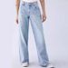 New American Embroidery Side Frayed Butterfly Jeans For Women, High Street Design Style, Spicy Loose Straight-leg Pants._mkmklike.com