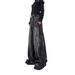Men's Clothing High Street Jeans Design Washed Straight Flared Lightning Pattern Casual Trousers_mkmklike.com