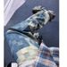Mosaic Checkerboard Patchwork Jeans - Retro Vintage Vibe Straight Slim Bootcut Pants For Men & Women_mkmklike.com