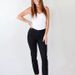 Women's High-Waisted Stretchy Flared Jeans - Vintage Retro Style With Pockets, Comfortable Cotton Blend For Casual & Chic Outfits_mkmklike.com