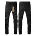 KSB Straight Leg Ripped Stretch American High Street Casual Men's Jeans In Stock Mixed Pants_mkmklike.com