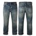 Men's Plus Size Straight Leg Jeans - Comfortable Cotton Stretch Denim Pants For Big & Tall, Classic Blue Wash, Mid Rise, Zip Fly (Sizes 30-46)_mkmklike.com