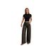 Women's High-Waisted Wide Leg Jeans Retro American Style Leopard Print Loose Fitting Floor-Length Trousers_mkmklike.com