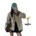 Beige Work Jacket Women, Spring/autumn 2026 New Vintage Hong Kong Style, High-end Feel, Oversized Top For Petite_mkmklike.com