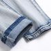 Men's Slim Fit Stretchy Jeans High Street Trendy Distressed Patches Embroidered Whiskers_mkmklike.com