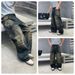 Vintage Washed Distressed Jeans For Men – Relaxed Wide-Leg & Faux Rips (S-3xl, Blue) Low-Rise Waist + Zip Fly_mkmklike.com