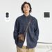 Yizhi American Retro Denim Long Sleeve Shirt Men's 2025 Spring New Workwear Style Loose Jacket Men_mkmklike.com